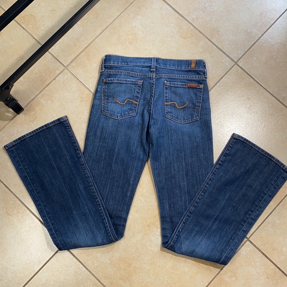 7 for All Mankind boot cut jeans  24 - Picture 2 of 5